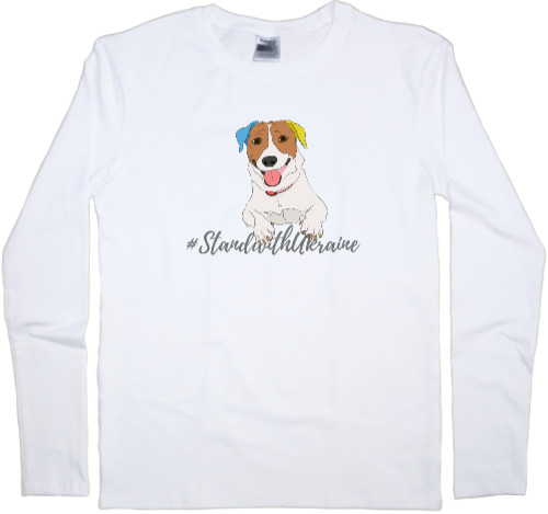 Men's Longsleeve Shirt - Jack Russel Terrier, sapper dog Patron - Mfest