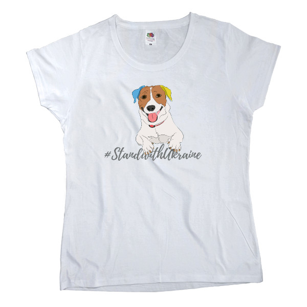 Women's T-shirt Fruit of the loom - Jack Russel Terrier, sapper dog Patron - Mfest