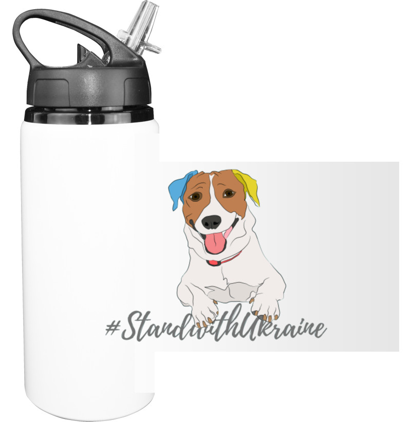 Sport Water Bottle - Jack Russel Terrier, sapper dog Patron - Mfest