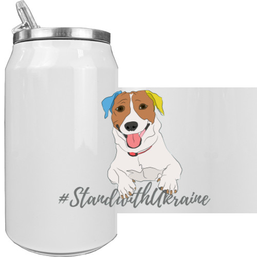 Aluminum Can - Jack Russel Terrier, sapper dog Patron - Mfest