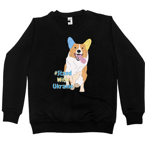 Women's Premium Sweatshirt - Dog Art #StandwithUkraine - Mfest