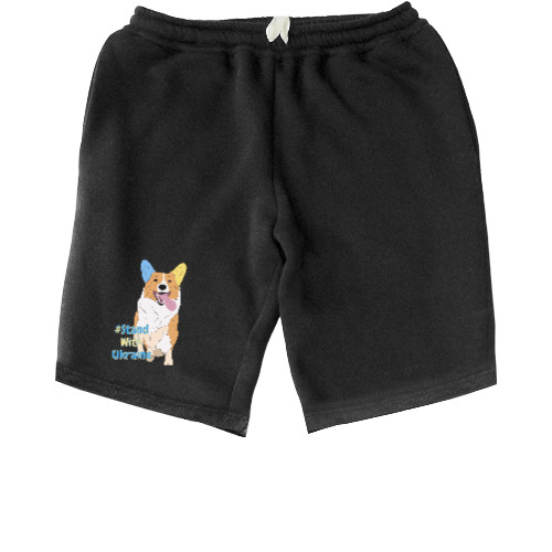 Men's Shorts - Dog Art #StandwithUkraine - Mfest