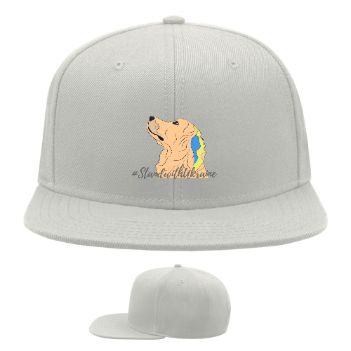 Snapback Baseball Cap - Dog Art #StandwithUkraine - Mfest