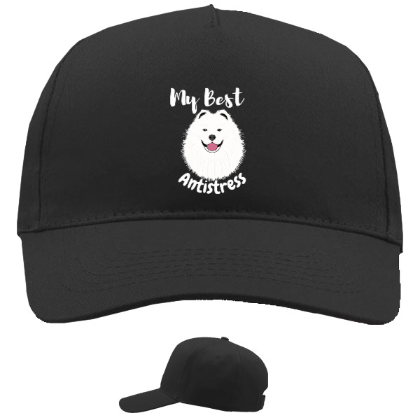 Baseball Caps - 5 panel - Samoyed Best Antistress, Cute Samoyed Dog - Mfest