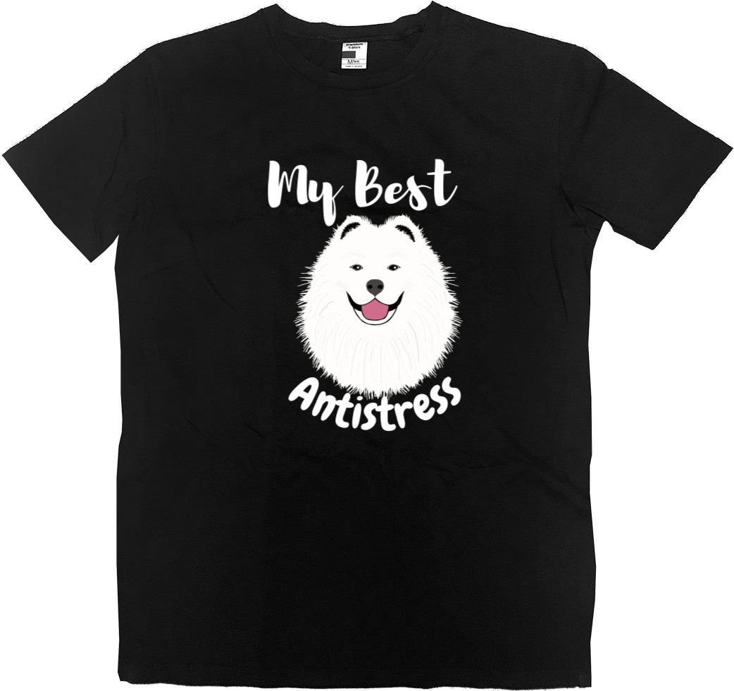 Men’s Premium T-Shirt - Samoyed Best Antistress, Cute Samoyed Dog - Mfest