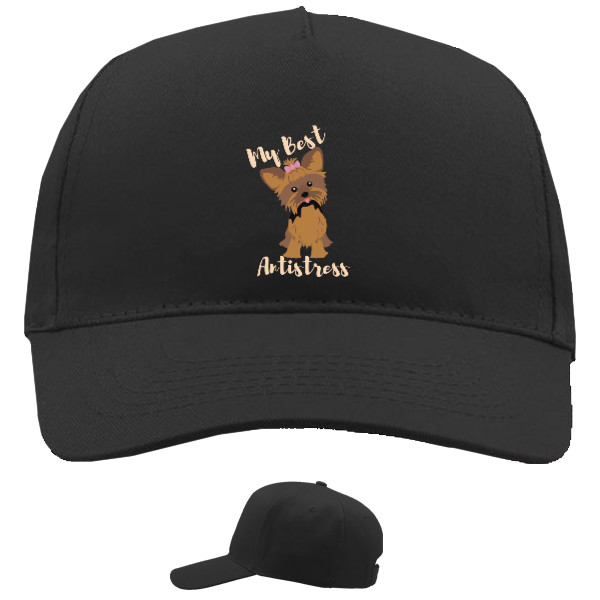 Baseball Caps - 5 panel - Yorkshire Terrier Best Antistress, I Love My Pet - Mfest