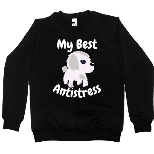 Women's Premium Sweatshirt - Maltese Best Antistress, Мальтийская болонка - Mfest