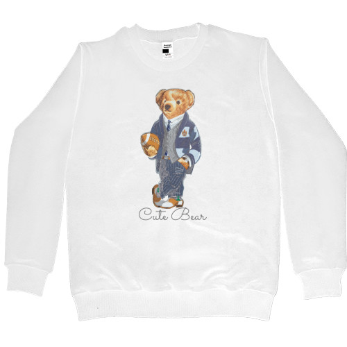 Women's Premium Sweatshirt - Медведь, Cute Bear - Mfest