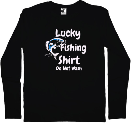 Men's Longsleeve Shirt - Fishing, Love Fishing, Рыбалка - Mfest