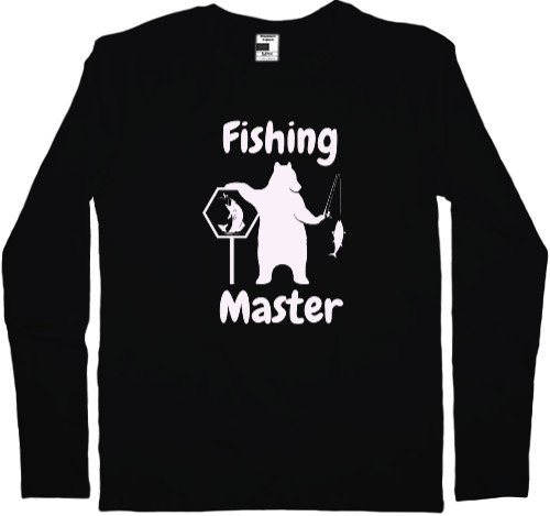 Men's Longsleeve Shirt - Fishing Master, Love Fishing, Рыбалка - Mfest