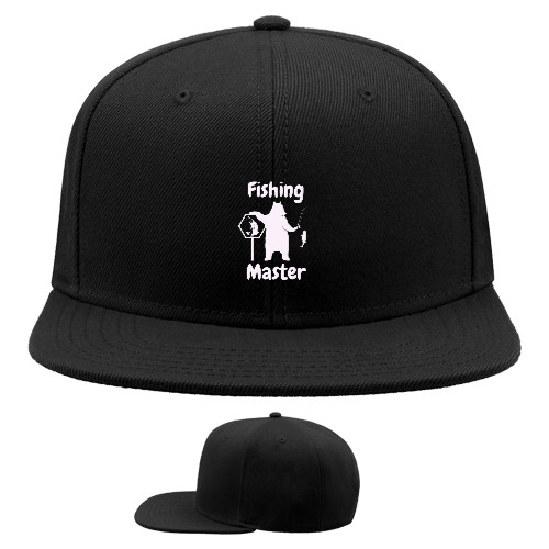 Snapback Baseball Cap - Fishing Master, Love Fishing, Рыбалка - Mfest