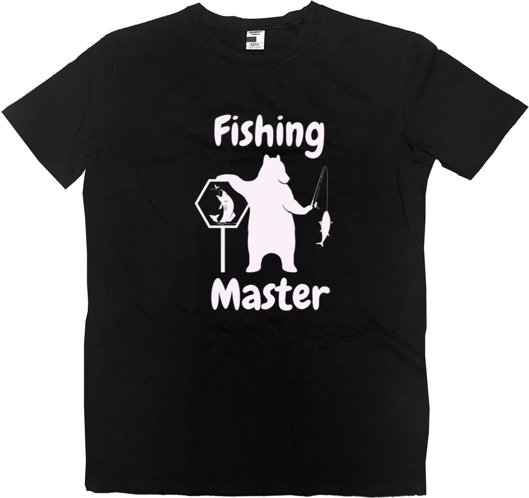 Футболка Премиум Мужская - Fishing Master, Love Fishing, Рыбалка - Mfest