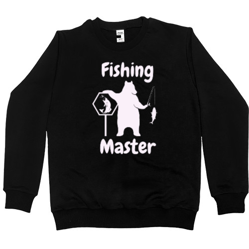 Світшот Преміум Чоловічий - Fishing Master, Love Fishing, Рибальство - Mfest