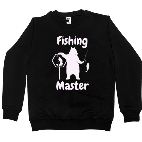 Світшот Преміум Жіночий - Fishing Master, Love Fishing, Рибальство - Mfest