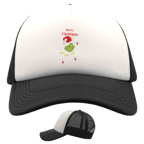 Trucker Cap - Grinch, Merry Christmas, Гринч - Mfest