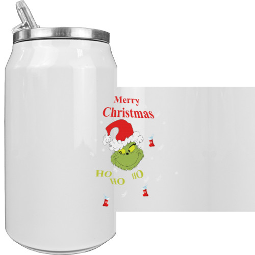 Aluminum Can - Grinch, Merry Christmas, Гринч - Mfest