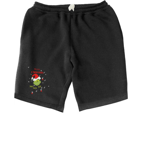 Men's Shorts - Grinch, Merry Christmas, Гринч - Mfest