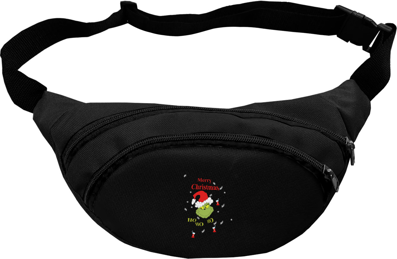 Fanny Pack - Grinch, Merry Christmas, Гринч - Mfest