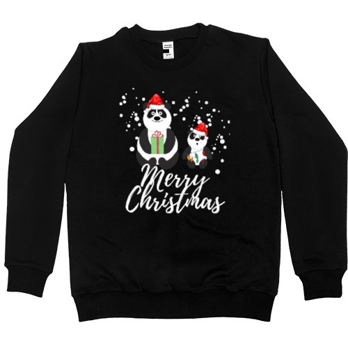 Men’s Premium Sweatshirt - Christmas Bears, Merry Christmas - Mfest