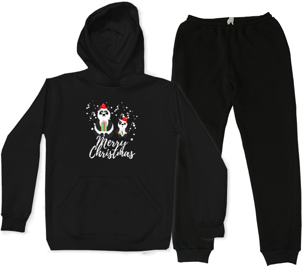 Sports suit for women - Christmas Bears, Merry Christmas - Mfest