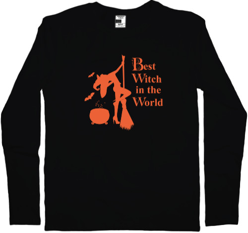 Men's Longsleeve Shirt - Halloween, Best Witch, Happy Halloween - Mfest