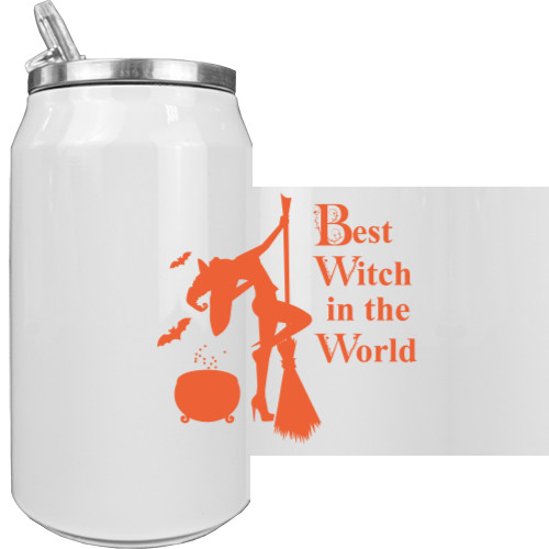 Aluminum Can - Halloween, Best Witch, Happy Halloween - Mfest