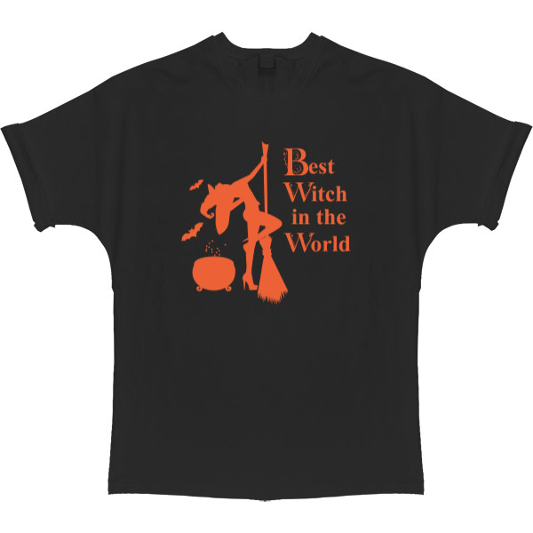 T-shirt Oversize - Halloween, Best Witch, Happy Halloween - Mfest