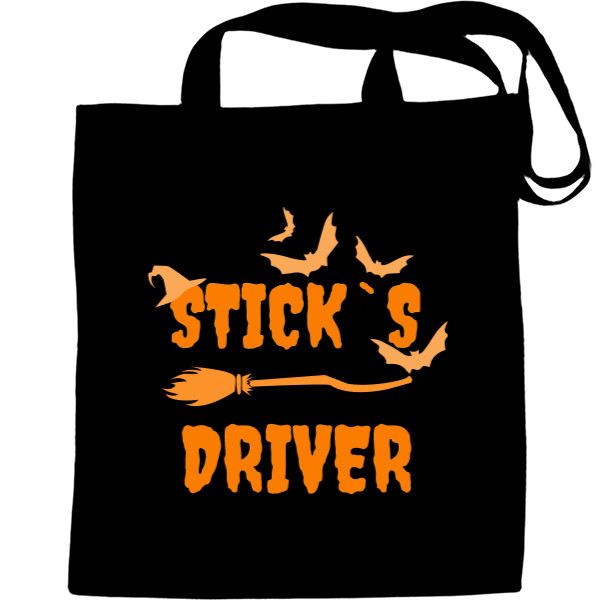 Tote Bag - Halloween, Broom, Happy Halloween - Mfest