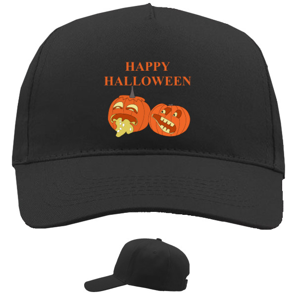 Baseball Caps - 5 panel - Halloween, Pumpkin, Happy Halloween - Mfest