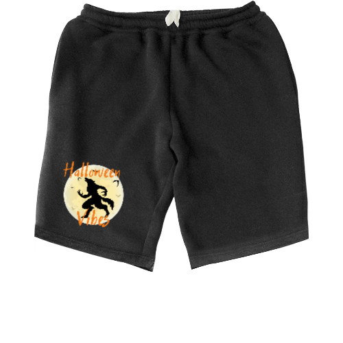 Men's Shorts - Halloween, Wolf, Happy Halloween - Mfest