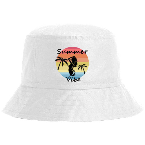 Bucket Hat - Пальмы, Закат, Summertime, Summer mood - Mfest