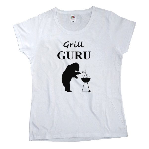 Women's T-shirt Fruit of the loom - Grill Guru - Mfest