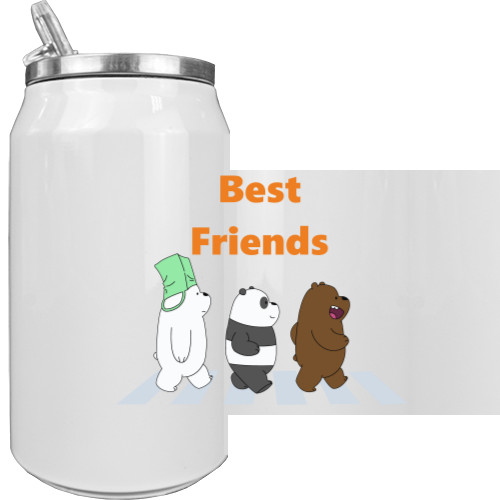 Best Friends, Funny Bears, Панда, Ведмеді