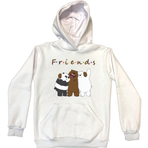 Unisex Hoodie - Funny Bears, Best Friends, Панды - Mfest