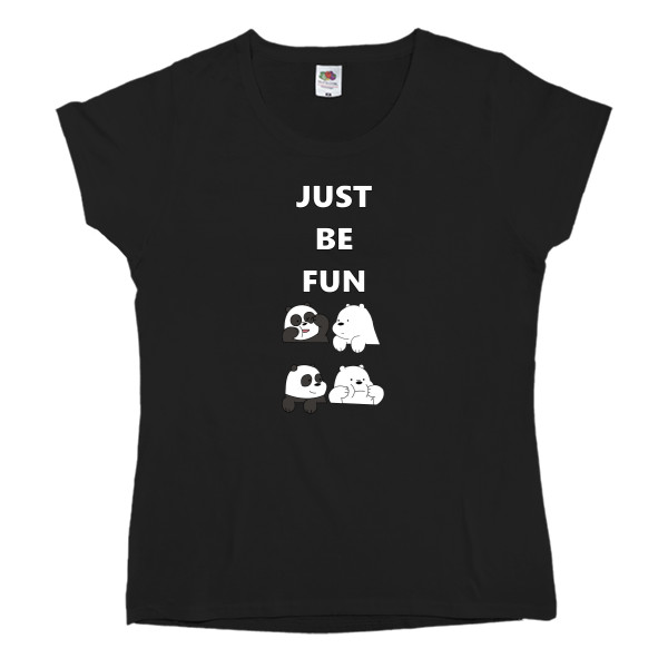 Women's T-shirt Fruit of the loom - Funny bears - Mfest