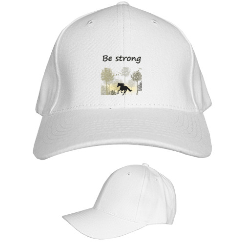 Kids' Baseball Cap 6-panel - Be strong - Mfest