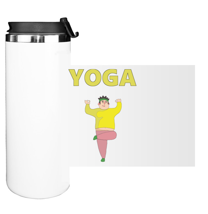 Water Bottle on Tumbler - Yoga - Mfest