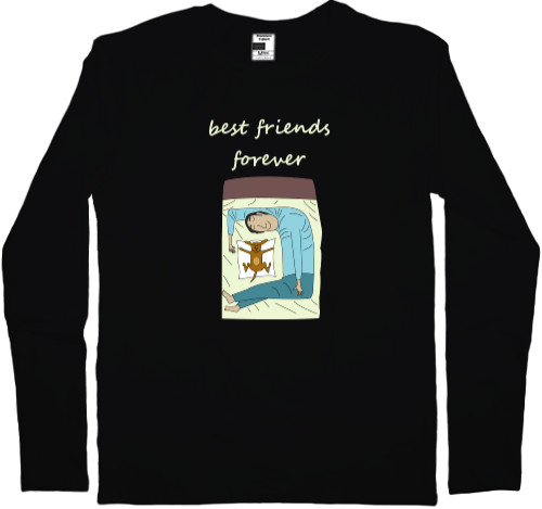 Men's Longsleeve Shirt - Best friends - Mfest