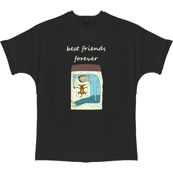 T-shirt Oversize - Best friends - Mfest