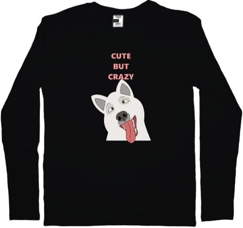 Kids' Longsleeve Shirt - Cute dog - Mfest