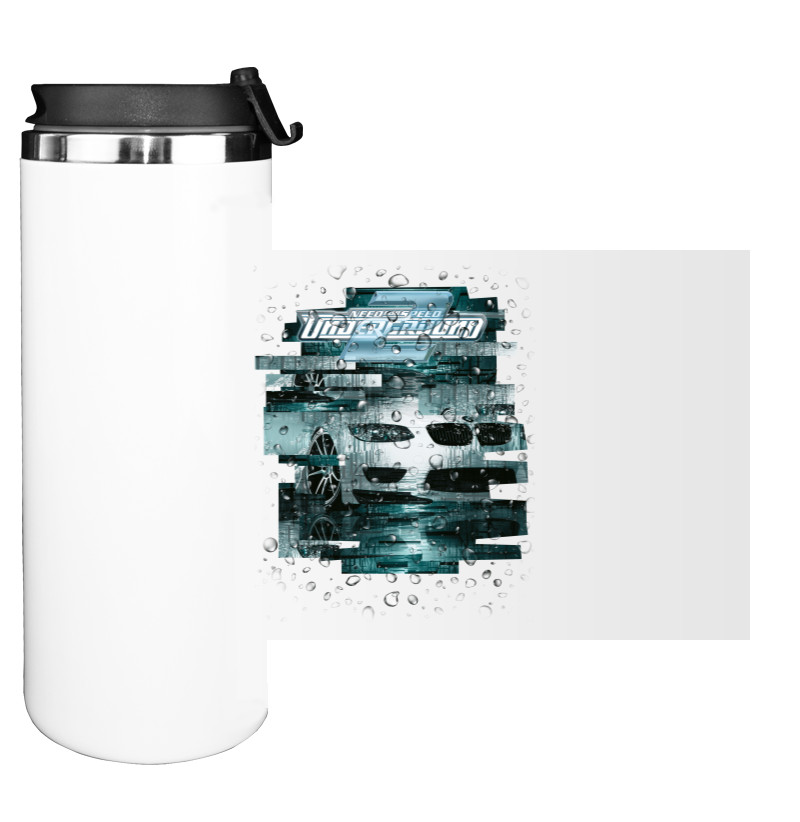 Water Bottle on Tumbler - Need For Speed дождь - Mfest