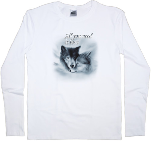 Kids' Longsleeve Shirt - Волки - Mfest