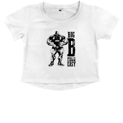 Kids' Premium Cropped T-Shirt - Бодибилдинг - Mfest