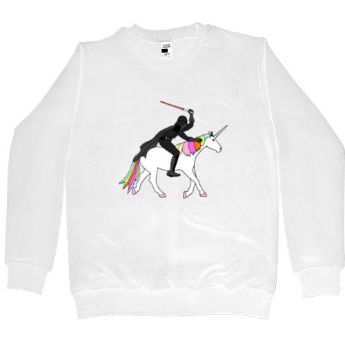 Men’s Premium Sweatshirt - Darth Vader Unicorn - Mfest