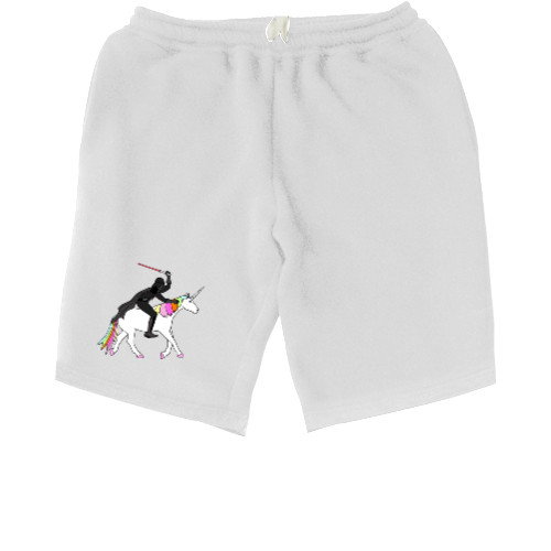 Men's Shorts - Darth Vader Unicorn - Mfest