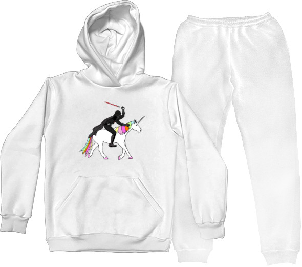 Sports suit for women - Darth Vader Unicorn - Mfest