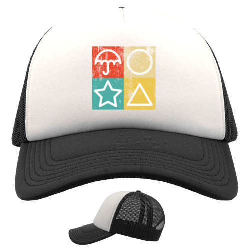 Каталог - Cap Trucker - Squid game logo - Mfest