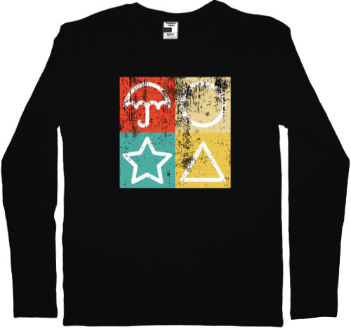 Men's Longsleeve Shirt - Squid game logo - Mfest