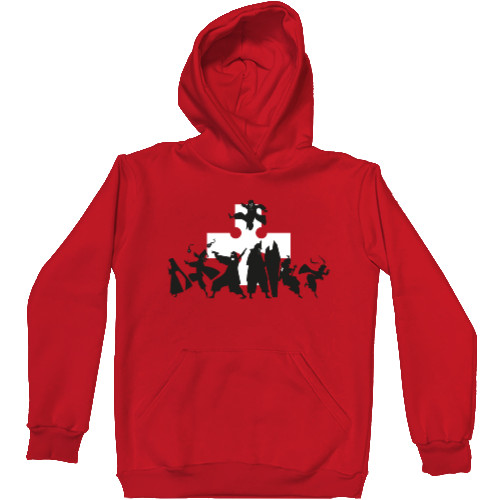 Kids' Premium Hoodie - Fire force logo - Mfest