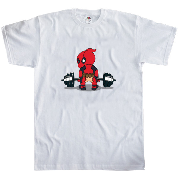 Men's T-Shirt Fruit of the loom - DeadPool (Дедпул жопка) - Mfest